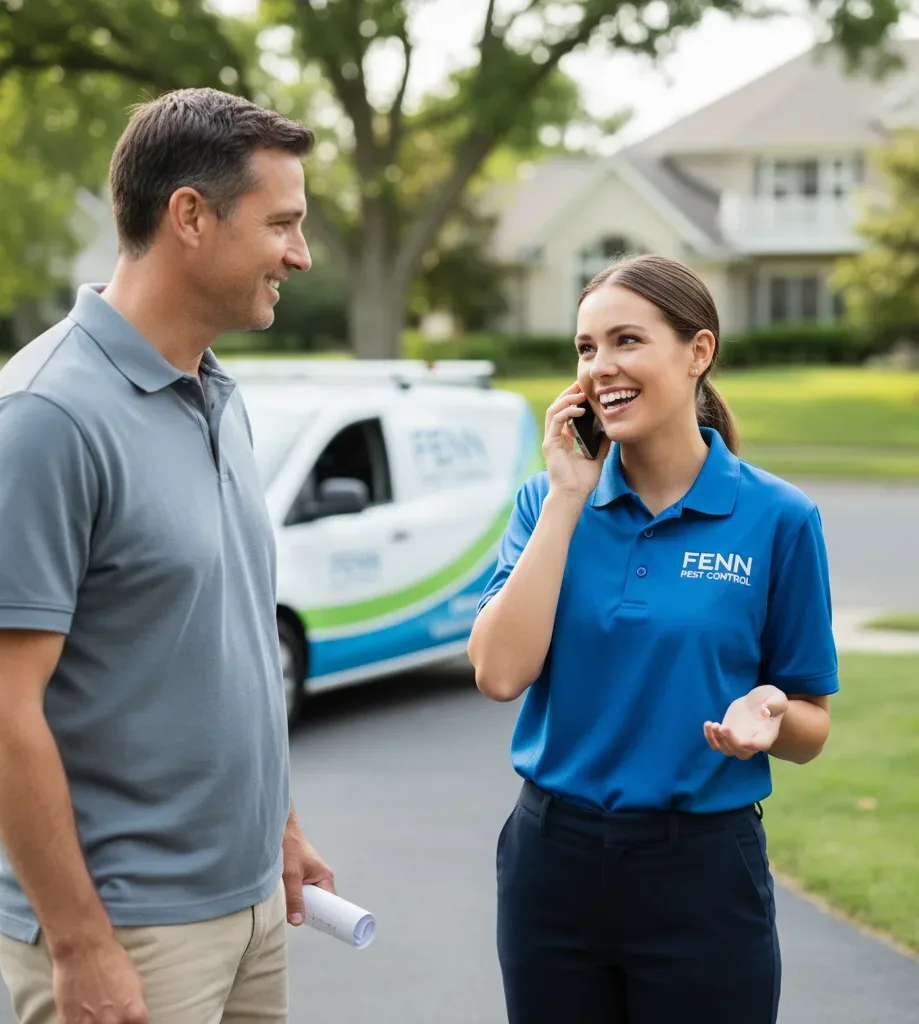 Fenn Pest Control customer support in Sturtevant